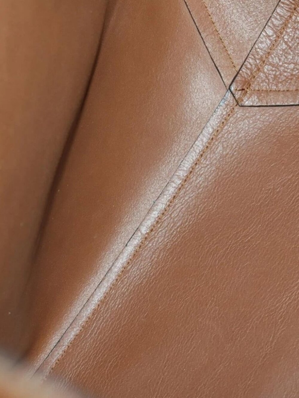 GUCCI Tote Bag Leather Brown Silver Auth - Picture 14 of 16